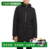 带固定兜帽 自营 黑色 Isla 混合材质可折叠雨衣 Pajar 女士