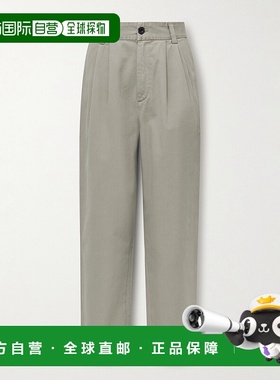 1h可退 香港直邮AGOLDE 男士 Slater 直筒褶裥棉质斜纹布裤子 A66