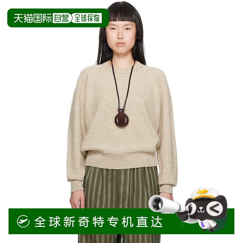香港直邮Lemaire女士灰白色 Tilted毛衣 TO1087LK085针织