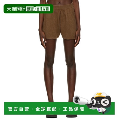 1h可退 香港直邮潮奢 Frenckenberger 女士 黄褐色 Big Boxer 短