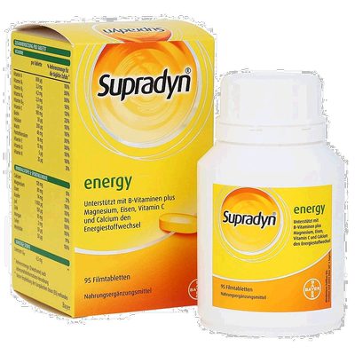 欧洲直邮德国药房拜耳Supradyn综合维生素片高剂量全面补充95粒