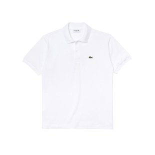 L1212001 白色 Cotton LACOSTE T恤 Polo Shirt 男士