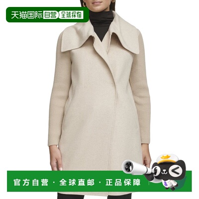 自营Kenneth Cole womens  Asymmetrical Wool-Blend Jacket, l -