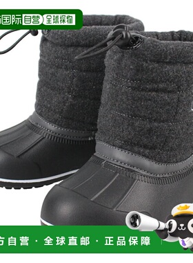 日本直邮moz 儿童 冬季靴子 MZ-8211 深灰色 D.GRAY kids 15cm19c