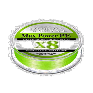 VARIVAS渔具鱼线Max Power PE X8绿色2号200m钓鱼线尼龙