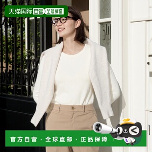 日潮跑腿UNIQLO优衣库 女款暖 HEATTECH 圆领 T 恤 01 OFF WHITE