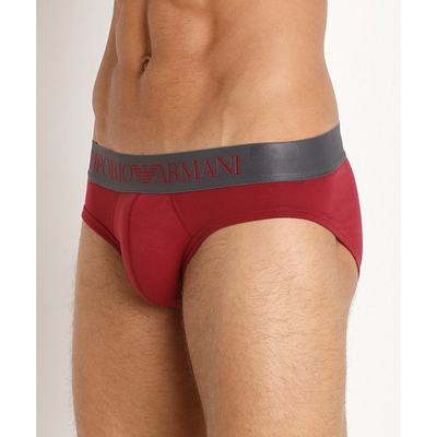 EMPORIO ARMANI 酒红色男士内裤 39-111285-6A729-04275