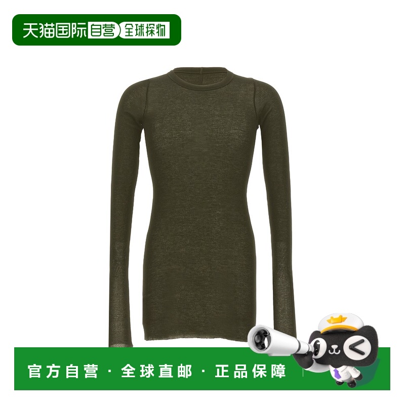 1h可退 欧洲直邮RICK OWENS 男士T恤RU02D6250RC75长袖上衣男装