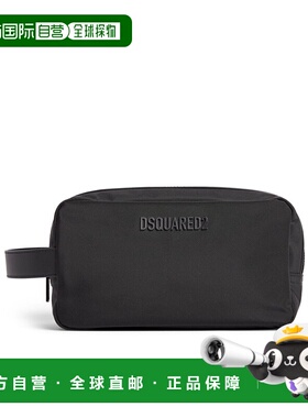 香港直邮Dsquared2 logo贴花洗漱包 BYM005316806815