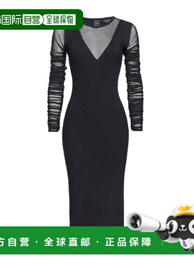 1h可退 香港直邮PINKO 女士连衣裙 103019A1KXZ99BLACK SS2024 黑