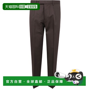 1h可退 香港直邮zegna 杰尼亚 男士 棉质亚麻长裤 RUFI05A9TP45LI