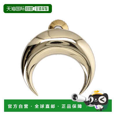 香港直邮Marine Serre 女士 月亮耳环配饰 UJW013ARMET0002