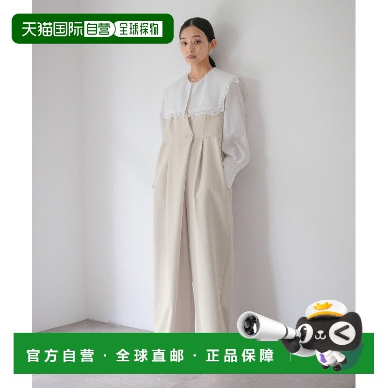 1h可退 日本直邮LOWRYS FARM 女装 聚酯弹力双层面料 宽松裹身风