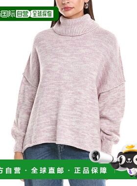 自营 anna kay安娜 凯高领毛衣-紫色 美国奥莱直发