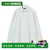 日本直邮BRILLA 套头衬衫 per gusto 1h可退 色条纹舒适款 男士