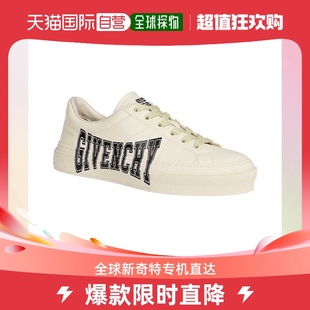 香港直邮Givenchy纪梵希男士 米色字母logoBH005VH1CB 255 帆布鞋