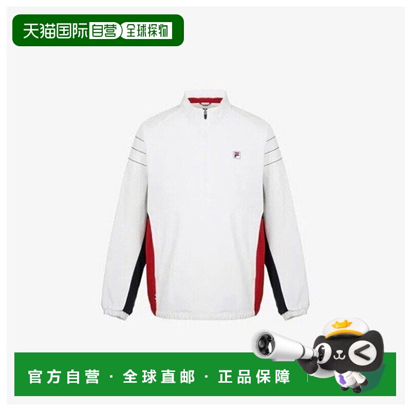 韩国直邮FILA M 轮式夹克 KQC FS2JKG3302X-OWH 网球拼色风衣斐乐
