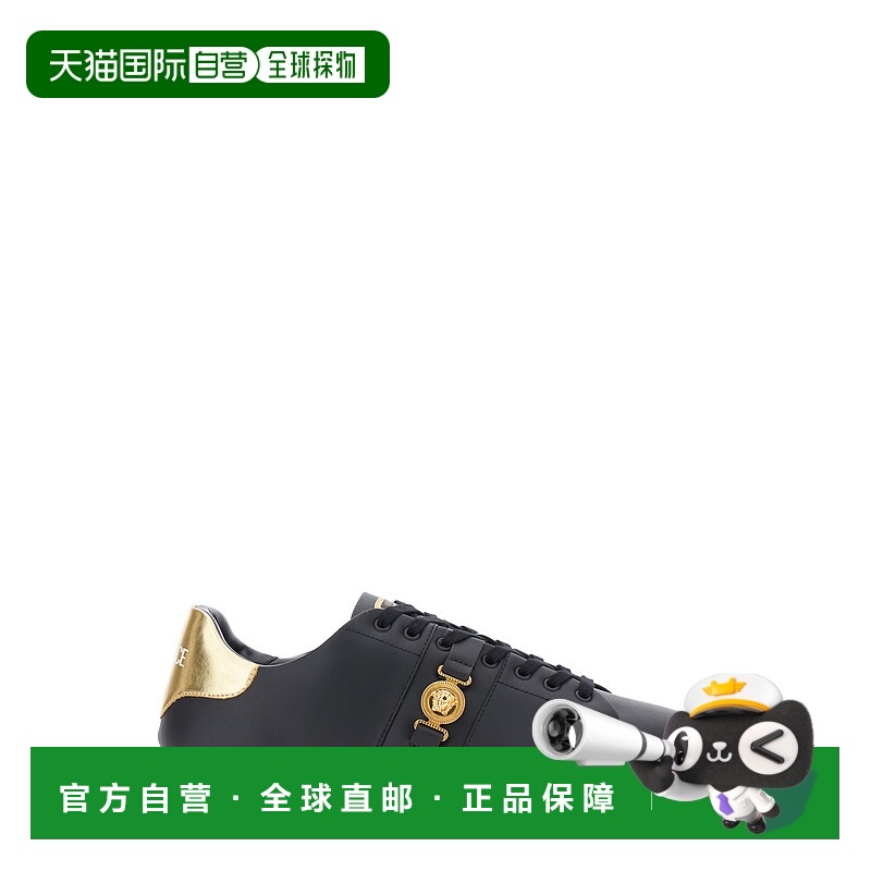 香港直邮VERSACE 25FW 圆头低帮休闲鞋 Men