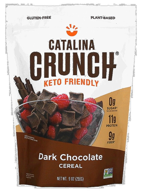 香港直发Catalina Crunch生酮友好麦片黑巧克力不含糖无麸质255g
