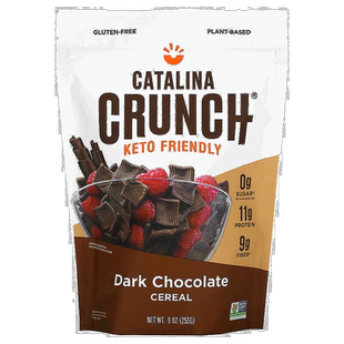 香港直发Catalina Crunch生酮友好麦片黑巧克力不含糖无麸质255g