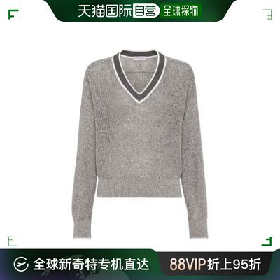 香港直邮BRUNELLO CUCINELLI 女士针织毛衣 CUCU9343GRY