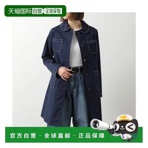 日本直邮MARNI KIDS 夹克 M01731 M00UV 棉质 0M860 海军蓝