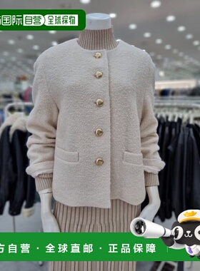 韩国直邮THE IZZAT 金属纽扣羊驼毛布夹克外套 INAA0JK08