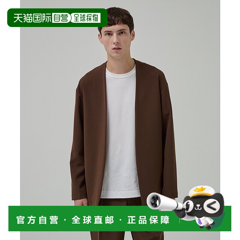 1h可退 日本直邮STUDIOUS男装宽松无领夹克半拉链双口袋立体袖型