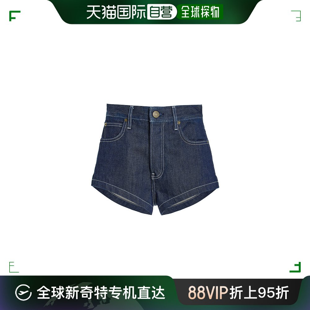 香港直邮潮奢 Frame Denim 女士高腰牛仔短裤