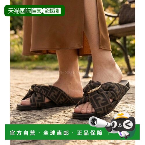 韩国直邮FENDI 8X8645 AE7S F0R7V 女鞋新款拖鞋凉鞋