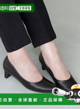 日本直邮Menue 窄幅商务女鞋 ME8623BW02646高跟单鞋一脚蹬