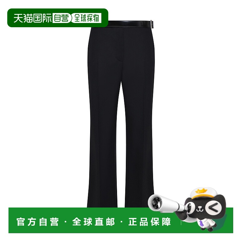 1h可退香港直邮Prada普拉达女士腰带环休闲裤 P246IKOOO155E