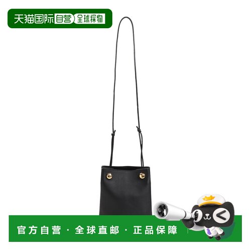 香港直邮LOEWE 女士斜挎包 CANBSPPX011100 CO 黑色 Pebble徽标单