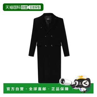 1h可退 香港直邮AMIRI 男士T恤 PS24MOS0590001 CO 黑色 Double-b