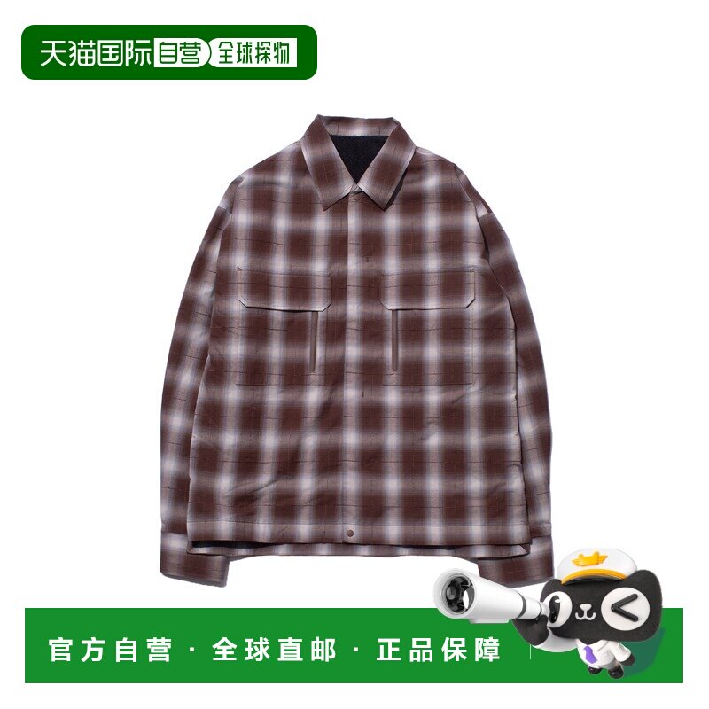 日本直邮F/CE. 男女同款 格纹户外衬衫外套男装2.0 FST02262U0001图片
