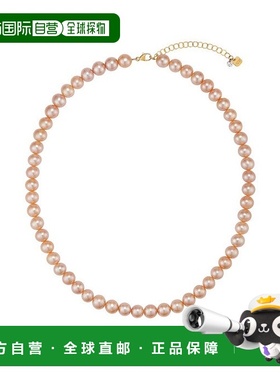 韩国直邮TATIANA 天然粉红色淡水珍珠项链TATI301564704纯银