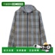 双面格纹连帽夹克 1h可退 香港直邮Burberry 81229591