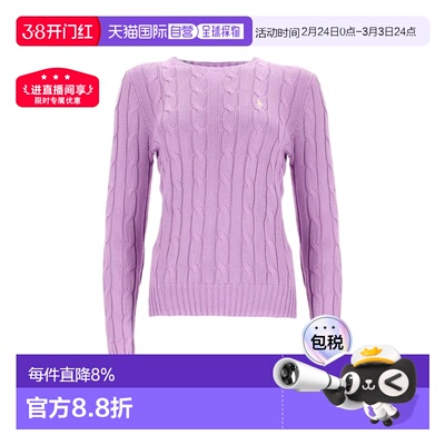 美国直邮POLO RALPH LAUREN-女士皮马棉Julianna长袖套头衫
