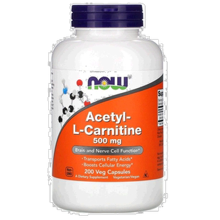香港直发Now诺奥乙酰L肉碱素食胶囊强健身体机能强健骨骼200粒