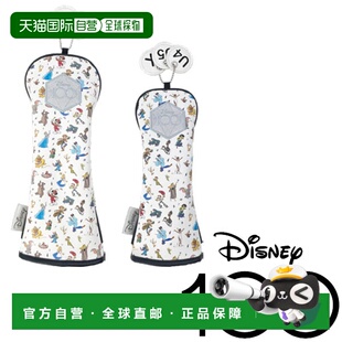 Disney100 和 杆头套 UT白色732 适用于 日本直邮迪士尼高尔夫