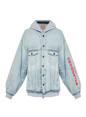 BALENCIAGA 男士夹克 824304TSW824200 AW2025 蓝色