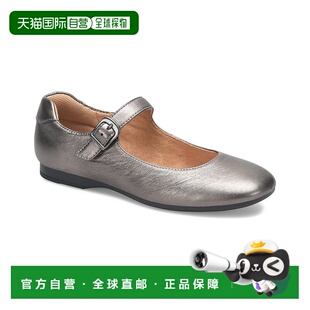 自营Comfortiva Kaylee Leather Flat - Grey 女鞋美国直发奥莱