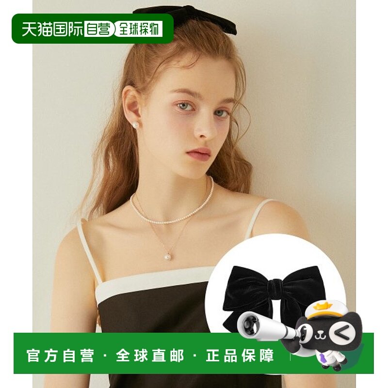 韩国直邮J.ESTINA 正品精iu同款精致蝴蝶结发饰发夹