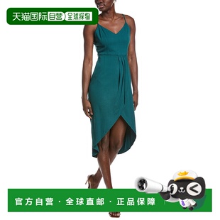 自营 opto.p.t泻湖迷笛连衣裙-绿色 美国奥莱直发新款