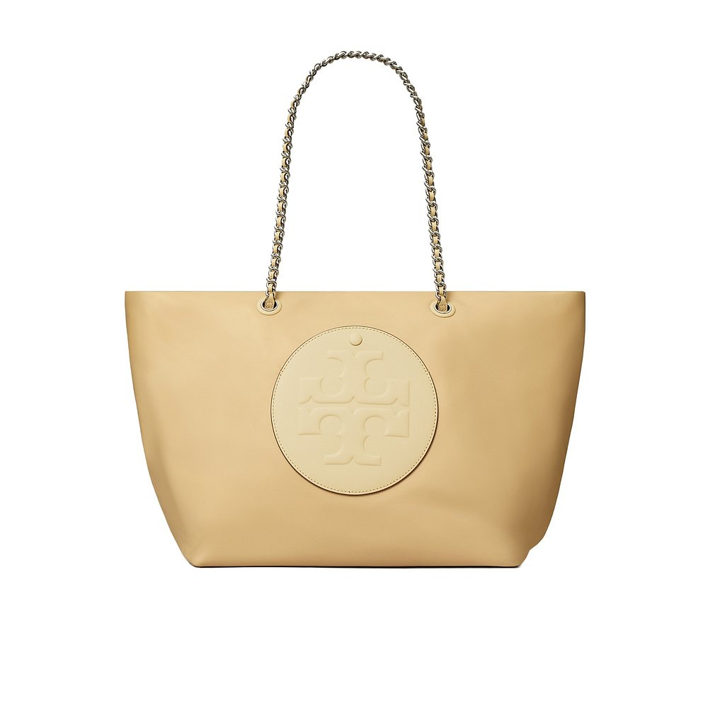TORY BURCH 女士手提包 171639200 AW2025 棕色 Ella 链条托特包