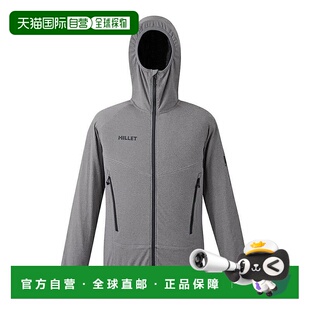 日本直邮Millet 男士拉链抓绒干燥网格连帽卫衣 MIV02040-N4048