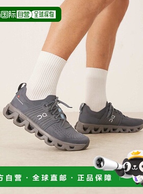 1h可退 香港直邮潮奢 On 男士 Cloudswift 4 running 木炭色训练