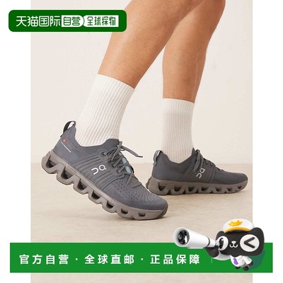 1h可退 香港直邮潮奢 On 男士 Cloudswift 4 running 木炭色训练