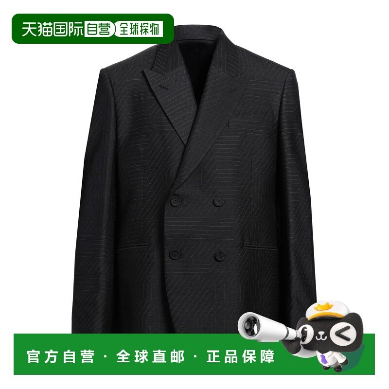 1h可退 香港直邮潮奢 Fendi 芬迪 男士 西装外套 grey灰色 舒适时,男装,商务正装西服,淘宝优惠券,粉丝福利购,淘宝优惠卷