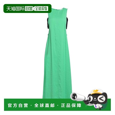 1h可退 香港直邮潮奢 Topshop 女士 长款连衣裙 green绿色 舒适时